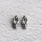 S925 Silver, Vajra Pestle, Tibetan Bracelet Jewelry, Disciple Bead Accessories, Rope End Pendant DIY Accessories