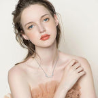 Angel Number 444 Necklace Angel Wings Lucky Number Clavicle Chain Necklace for Women
