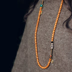 Vintage Multi-Layer Bodhi Seed & Dzi Bead Unisex Bracelet · Buddhist Mala Jewelry