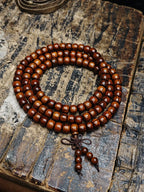 Buddha3bodhi 108 Beads of Myanmar Rosewood Rosary Beads Mala Beads