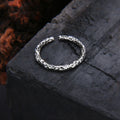 925 Sterling Silver Irregular Wrinkle Ring