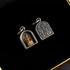 S925 Silver Four Buddhas Silver Gold Plated DIY Jewelry Accessories