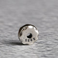 S925 Silver, Non-spaced Beads Straight Cut Irregular Spacer DIY Jewelry Accessories
