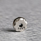 S925 Silver, Non-spaced Beads Straight Cut Irregular Spacer DIY Jewelry Accessories