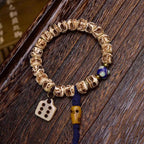 Tibet Bone Bracelet Double-sided Engraved Dapeng Bird Men's Bracelet