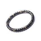 Natural Gold Obsidian Straight-Cut Thin Slice Bracelet