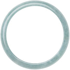 Natural A-Grade Icy Blue Jadeite Ring | Buddha3bodhi Spiritual Couple Rings