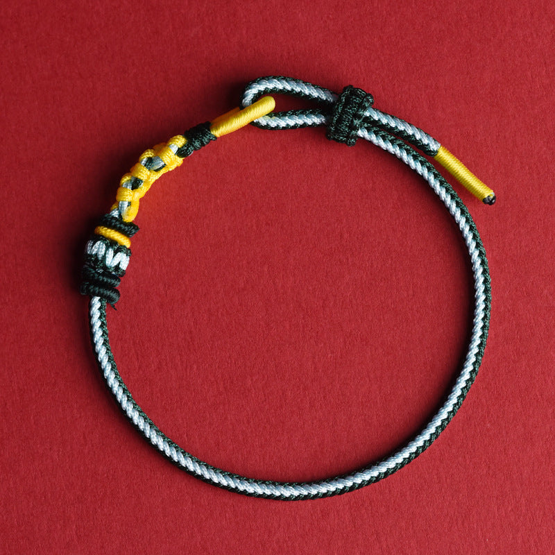 Year of the Fire Horse 2026 Twelve Flower God Handmade Red String Bracelet