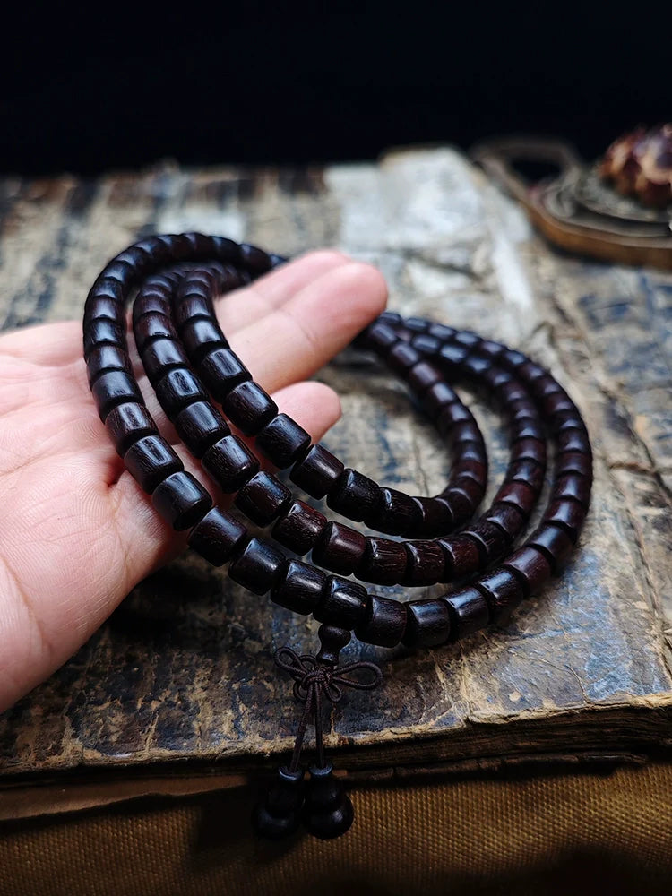 Buddha3bodhi 108 Beads of Indian Rosewood Rosary Mala Beads