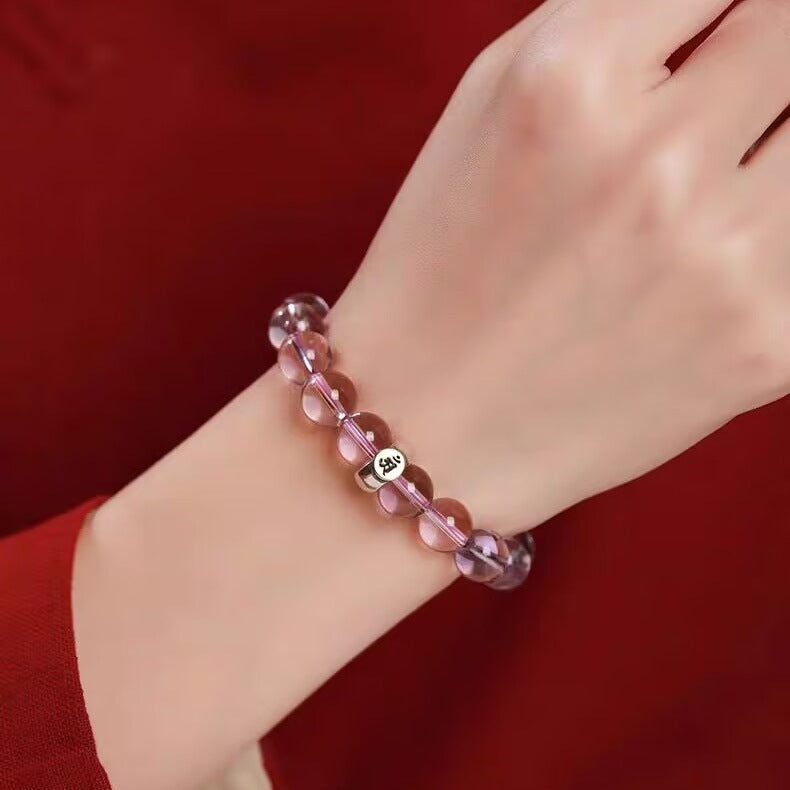 Natural Amethyst Bracelet Men's and Women's Bracelet