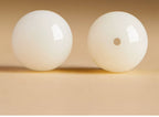 Natural White Jade Bodhi Bead Bracelet Buddhist  Beads