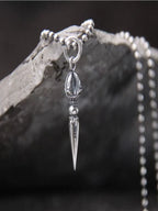 Vajra Pestle S925 Sterling Silver Retro Necklace Pendant
