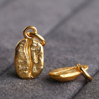 S925 Silver, Coffee Bean Gold Bean Silver Gold Plated DIY Jewelry Accessories