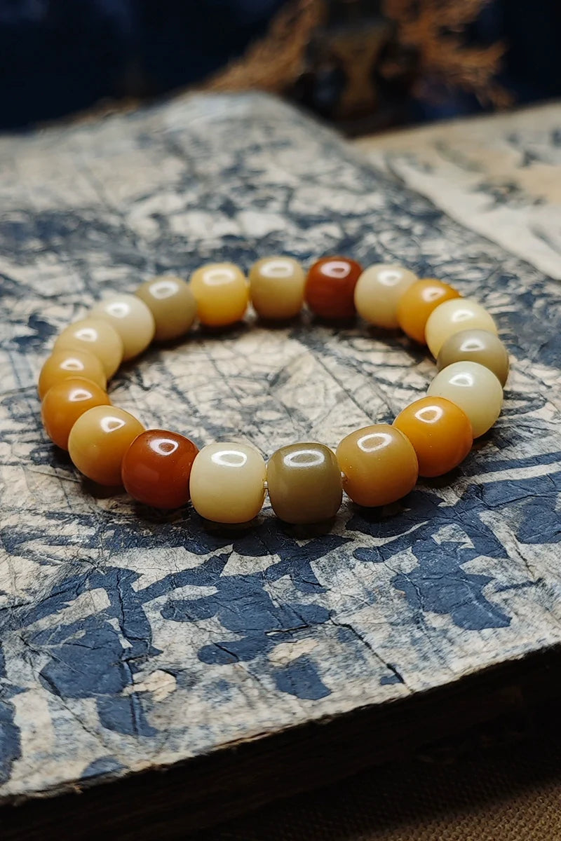 Bodhi Root Bracelet  Beads for Focus and Calm