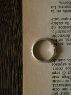Buddha3bodhi Tibetan Six-Syllable Mantra Adjustable Matte Silver Ring