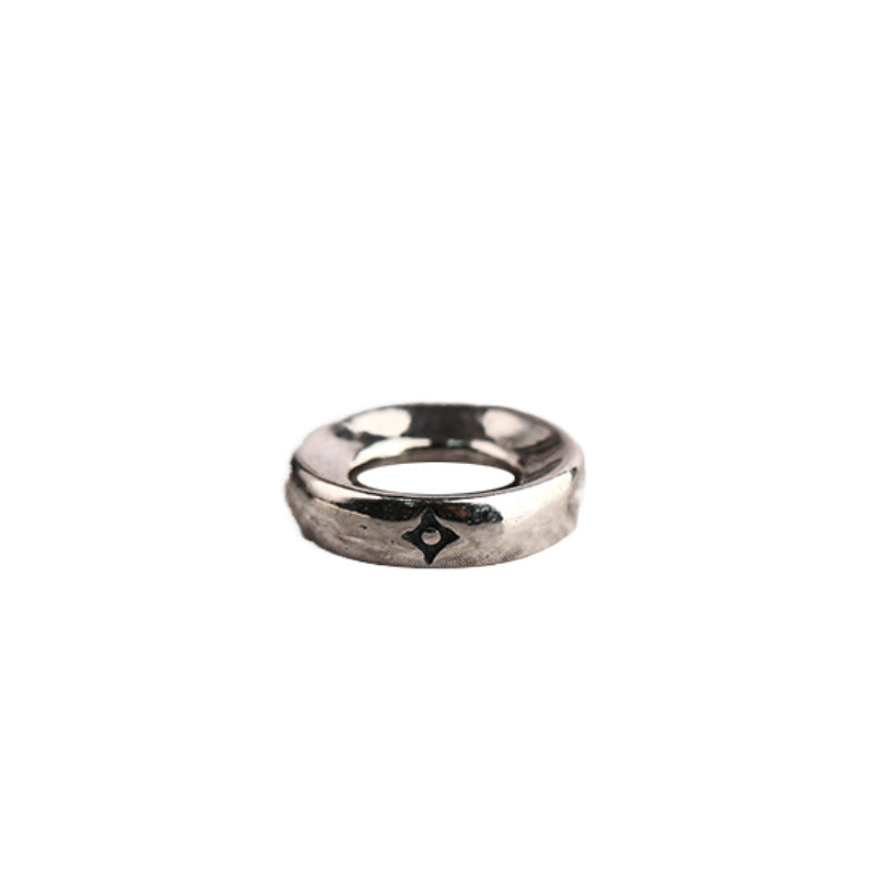 S925 Silver Card Ring Tibetan Accessories DIY Jewelry Accessories