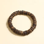 Natural Hainan Agarwood Tablets Bead Bracelet