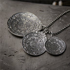 S925 Sterling Silver Jiugong Bagua Brand Pendant