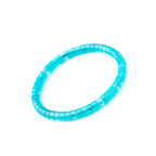 Natural Amazonite Straight-Cut Thin Slice Bracelet