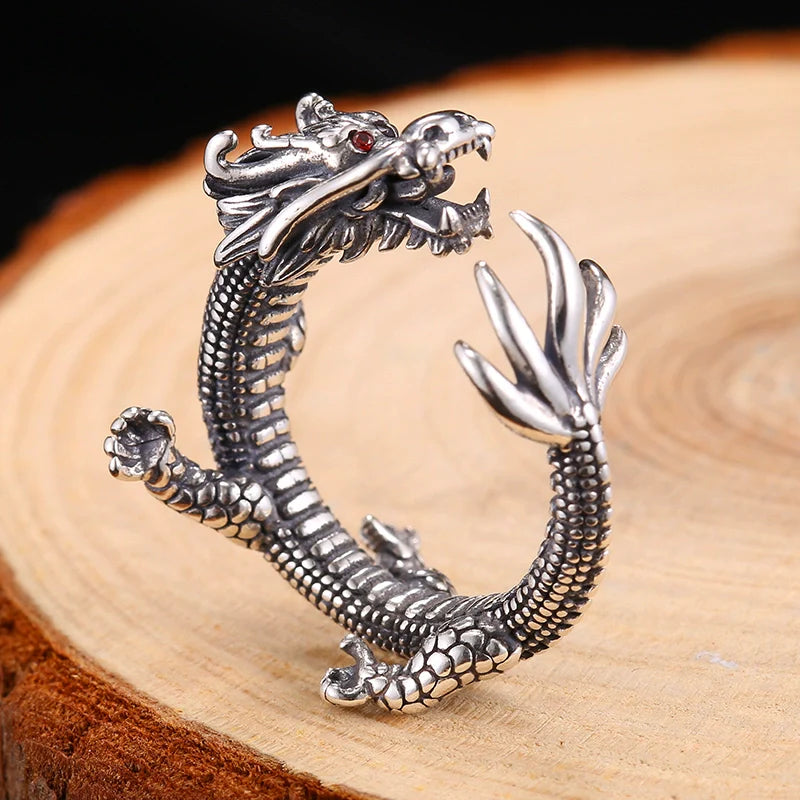 Buddha3bodhi 925 Silver Dragon Ring for Men