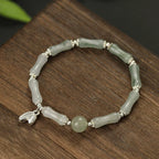 The Harmony and Strength Jade Bamboo Bracelet