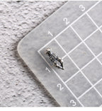 S925 Silver, Elephant Trunk God Vajra Pestle Pendant Disciple Bead Silver Pestle, Ending Bead Bracelet DIY Accessories