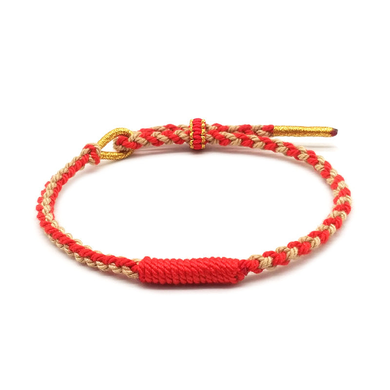 Lucky Red String Bracelet for Your Zodiac Year – Braided Multicolor Thread Bracelet