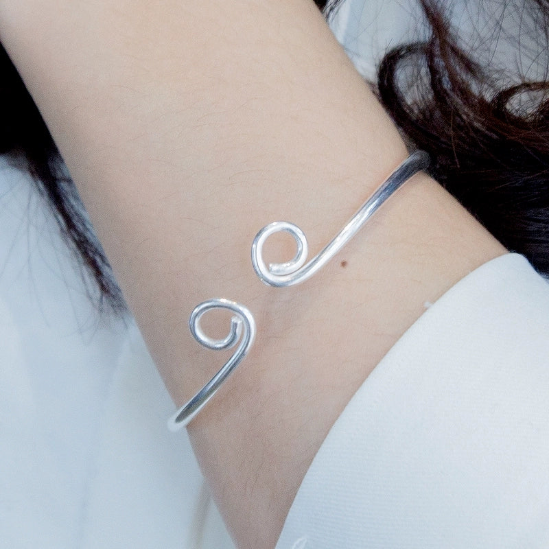 s925 Silver Monkey King Bracelet Handmade Tightening Spell Couple bracelet