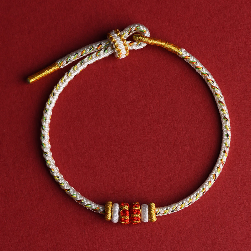 Eight Guardian Buddhas Red String Bracelet – Birth Year Protection & Luck Bracelet