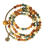 Multi-Colored Bodhi Bracelet – Multi-Layer Stress Relief Bracelet for Men & Women
