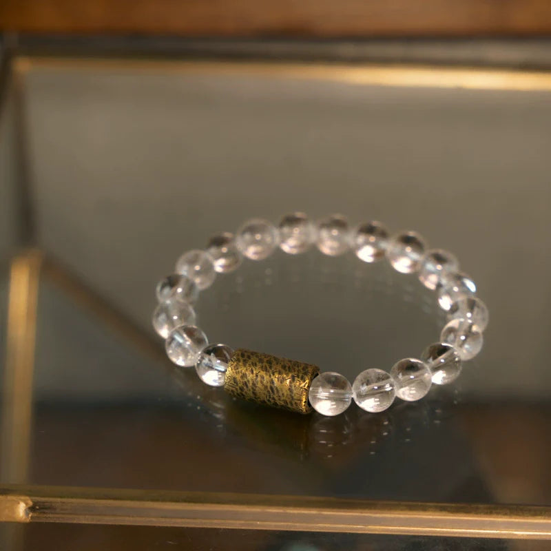 Tibetan Single-Strand Crystal Bracelet for Inner Peace & Energy Alignment