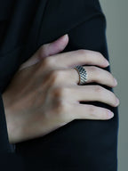 Buddha3bodhi Vintage 925 Silver Dragon Scale Ring