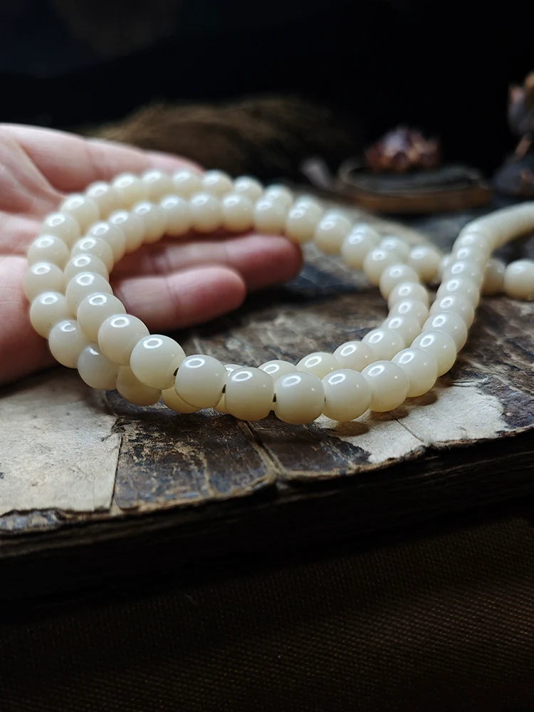 Buddha3bodhi Traditional 108 Mala Beads- Natural Bodhi Root