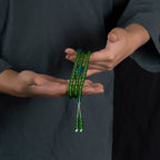 Buddha3bodhi 8mm Natural Green Agate 108 Bead Mala High Quality Bracelet Prayer Beads
