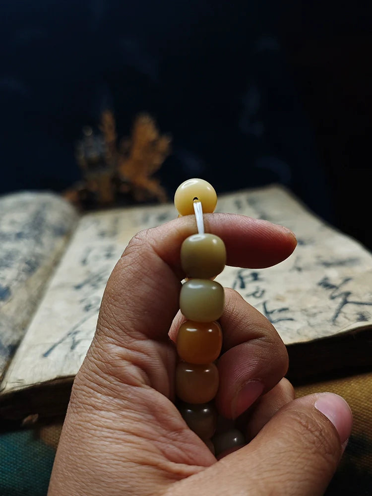 Bodhi Root Bracelet  Beads for Focus and Calm