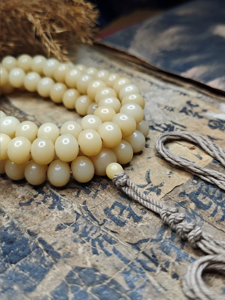 Buddha3bodhi Traditional 108 Mala Beads- Natural Bodhi Root