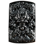 Natural A-Grade Black Jadeite Five Dragons Guardian Pendant