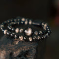 Cat’s Eye Silver Obsidian Couple Bracelets – For Inner Strength & Connection