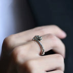Buddha3bodhi Adjustable 925 Silver Chinese Dragon Ring