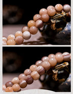 Natural Camel Bone Bracelet 108 Beads Mala for Yoga and Mindfulness