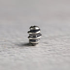 S925 Silver, Screw Tower Type Hanging Ring DIY Jewelry Accessories