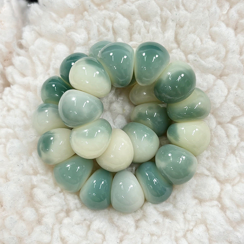 14mm Fresh-Palette Garlic-Clove Bodhi Bead Bracelet