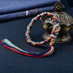 Handmade Tibetan Braided Bracelet for Good Luck & Protection