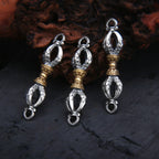 925 Sterling Silver Tibetan Vajra Pendant for Men