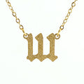 New Stainless Steel Gold Dust Angel Number Necklace 111-999 | 18K Titanium Steel Dainty Necklace