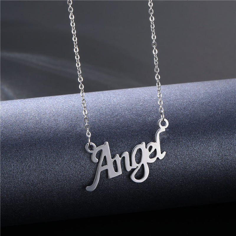 Angel Letter Necklace – Perfect Layering with Your 111-999 Angel Number Pendant