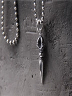 Vajra Pestle S925 Sterling Silver Retro Necklace Pendant