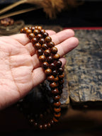 Buddha3bodhi 108 Beads of Myanmar Rosewood 108 Rosary Beads Mala Beads