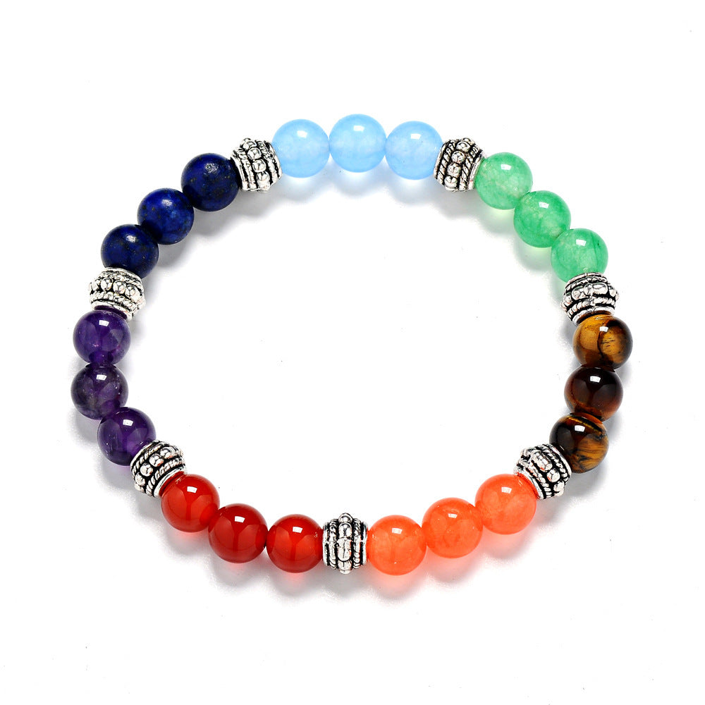 7 Chakra Stones Bracelet Yoga Energy Bracelet Chakra Healing Bracelet for Meditation