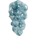 Natural Blue Water Jadeite 3D Dragon Pendant – A-Grade Jade, Zodiac Dragon Talisman, Powerful Amulet